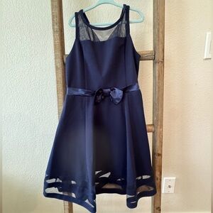 Calvin Klein Navy Blue Formal Kids Dress
